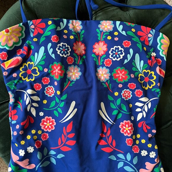 Boden Paros Bandeau Swimsuit, size US 4 - Picture 4 of 8
